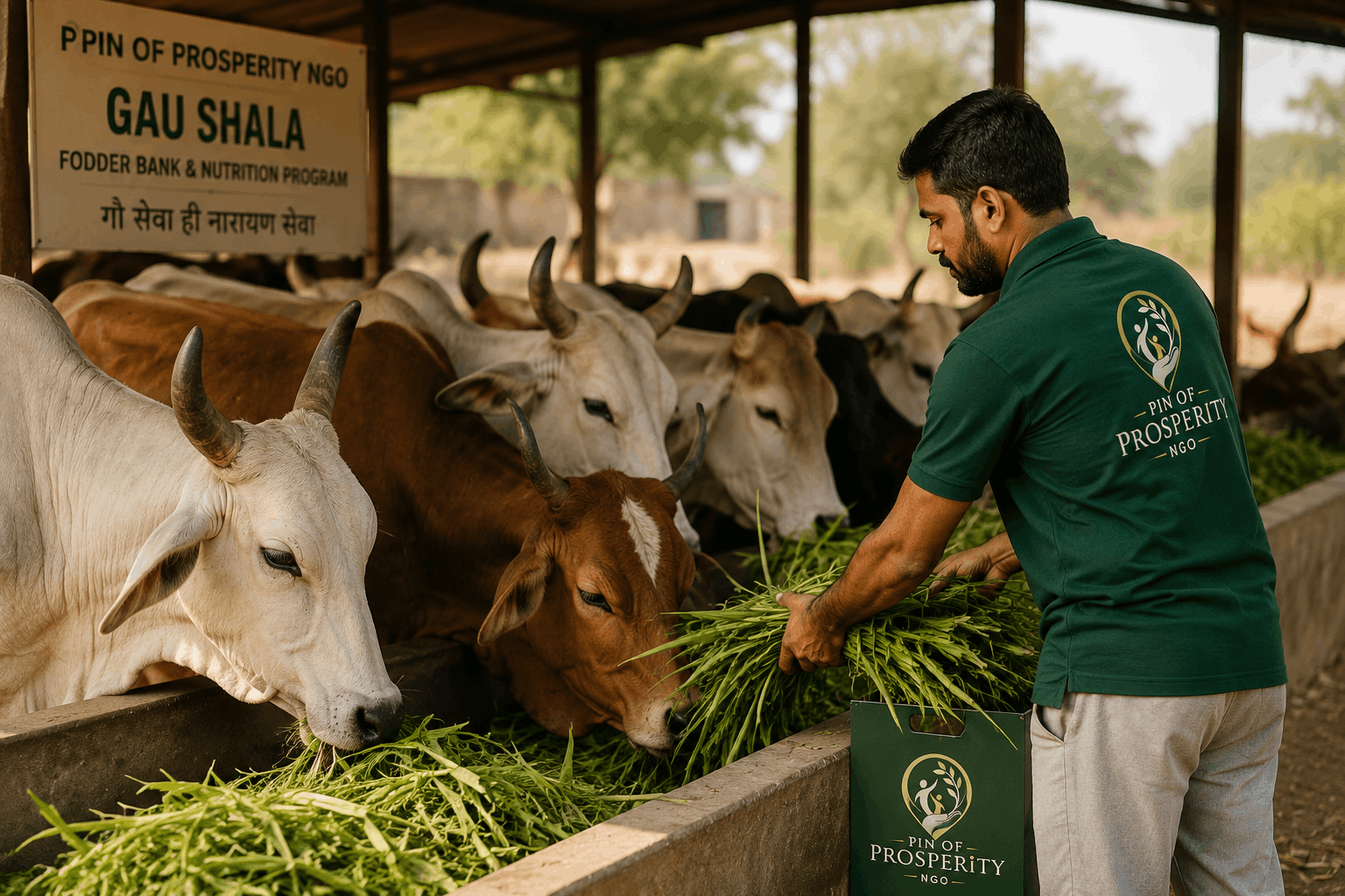 Gau Shala Nutrition Distribution